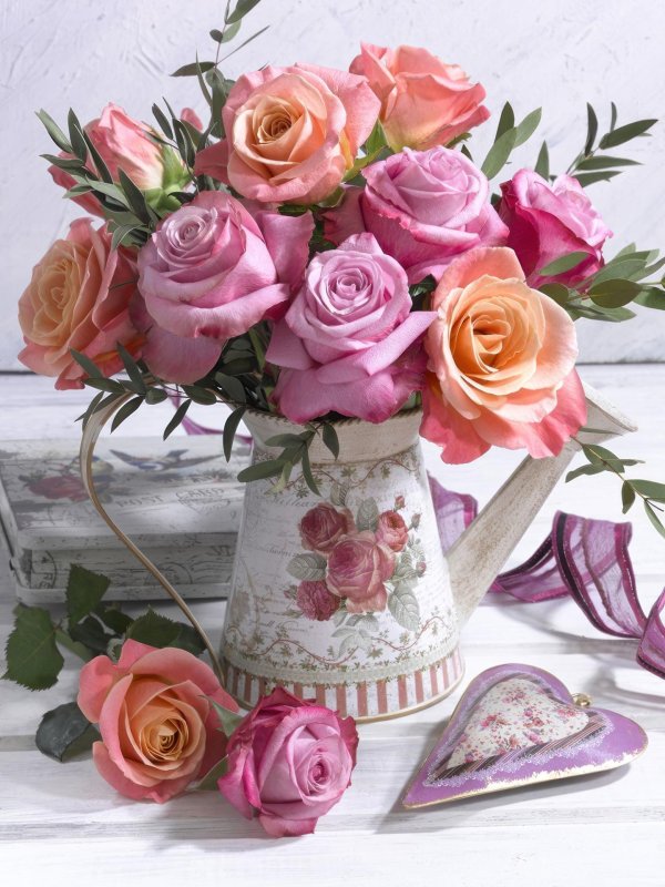 алмазная мозаика пионовидные розы