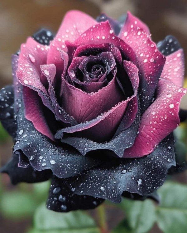 цветы черные розы