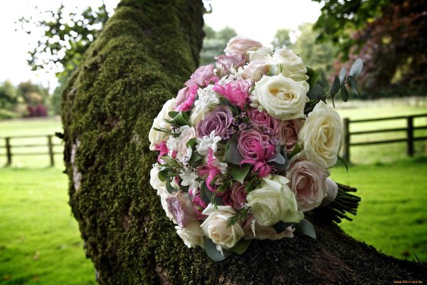 свадебные букет