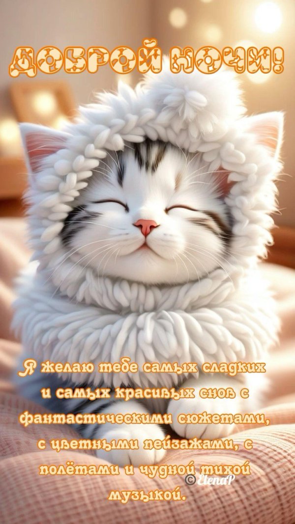 сладких снов открытка