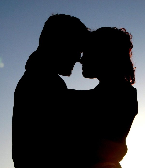 силуэт пары