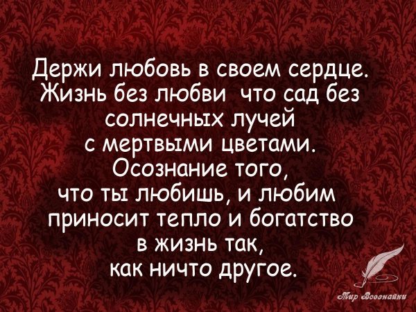 высказывание о любви