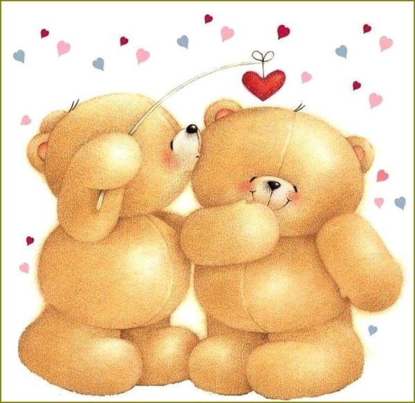 мишка влюбленный