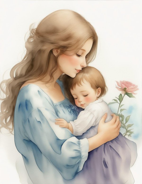материнство рисунки