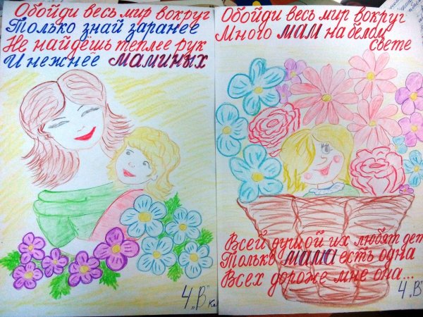 конкурс рисунков пусть всегда будет мама