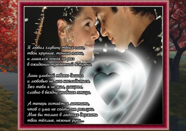 любовь стихи о любви