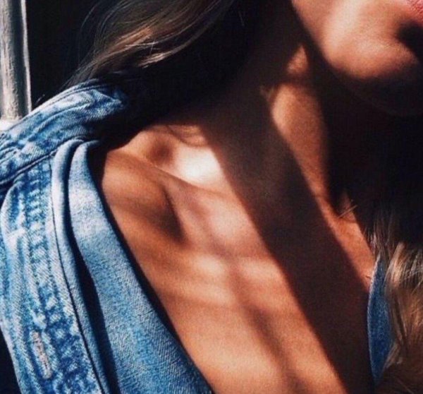 блузка джинсовая