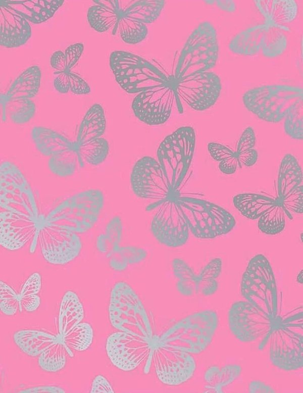 бабочка розовая