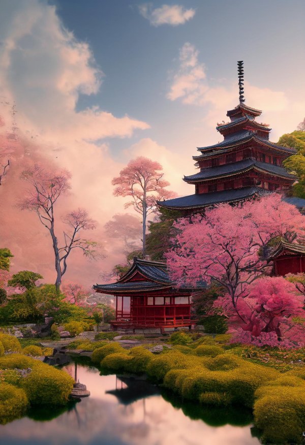 японские пейзажи