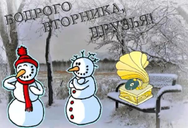 доброе утро зимнее прикольное