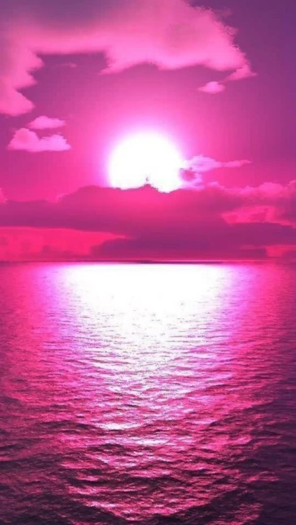 сиреневый закат