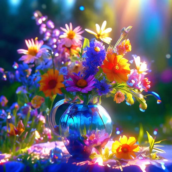 красивые букеты полевых цветов