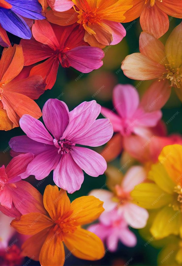 цветок красочный