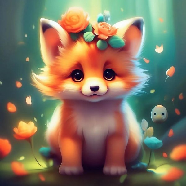 лисенок милый