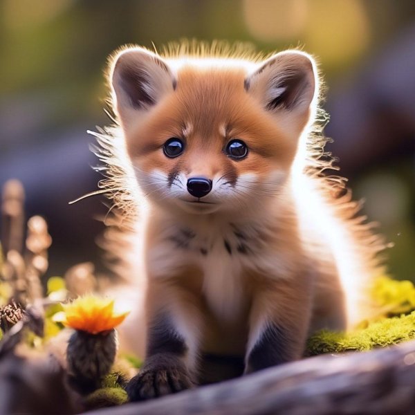 лисенок маленький