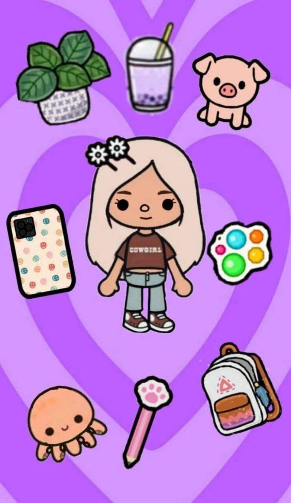 тока бока девочка