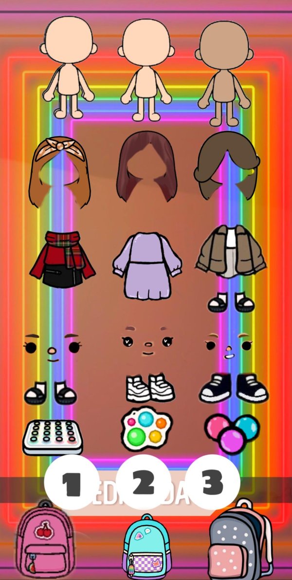 персонажи с одеждой