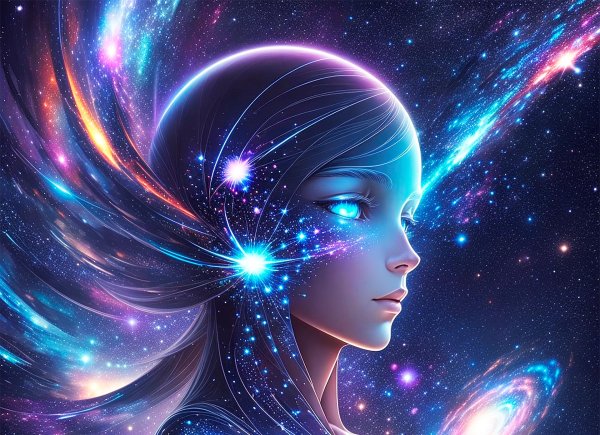 космическая девочка