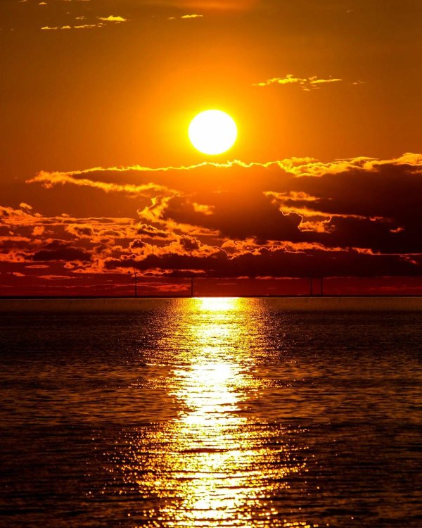 красивое солнце