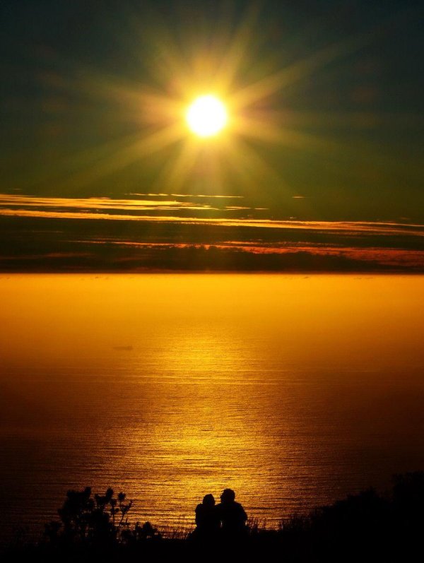 красивый восход