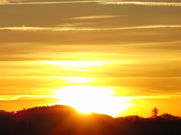 красивое солнце