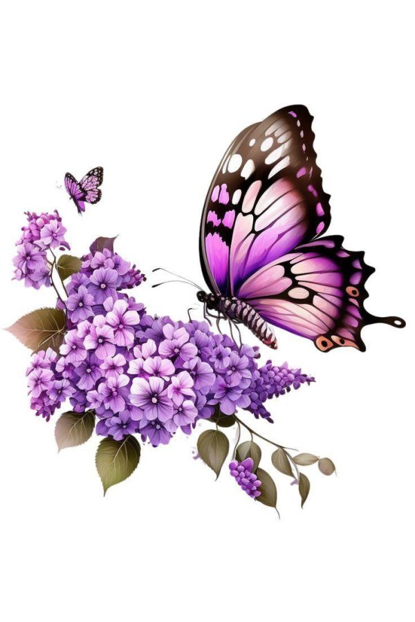 butterfly and flower