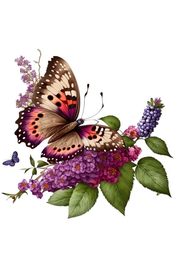 butterfly and flower