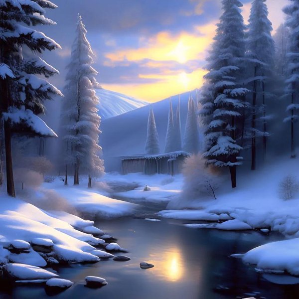 красивая зима