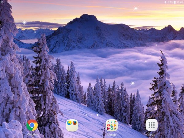 зимние горы