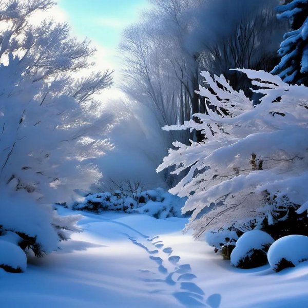 красивая зима