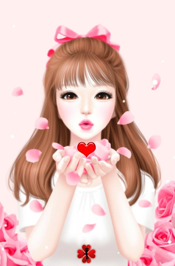 кореянка иллюстрация