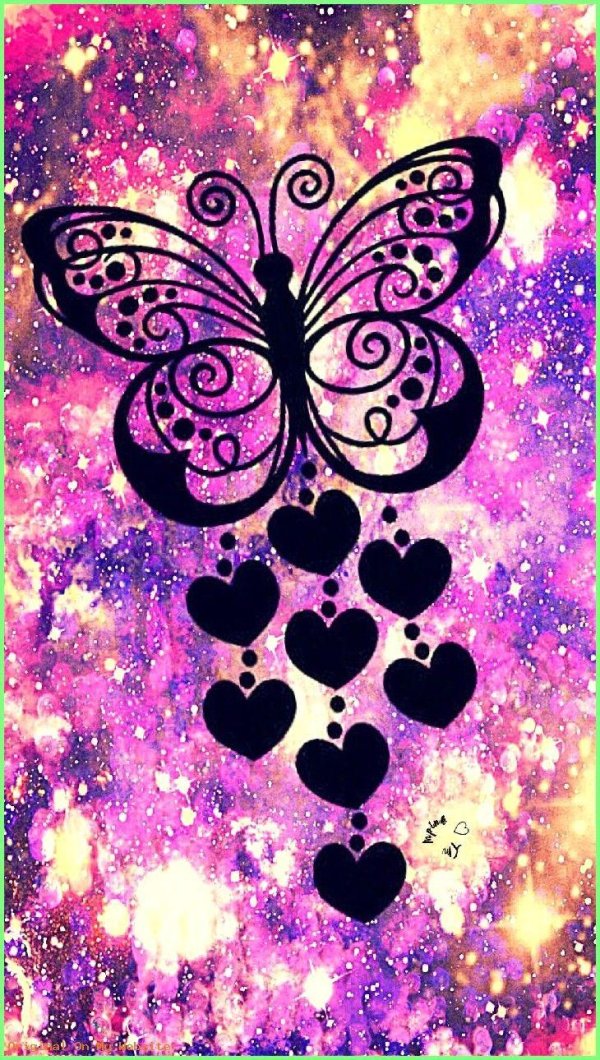 glittering butterfly