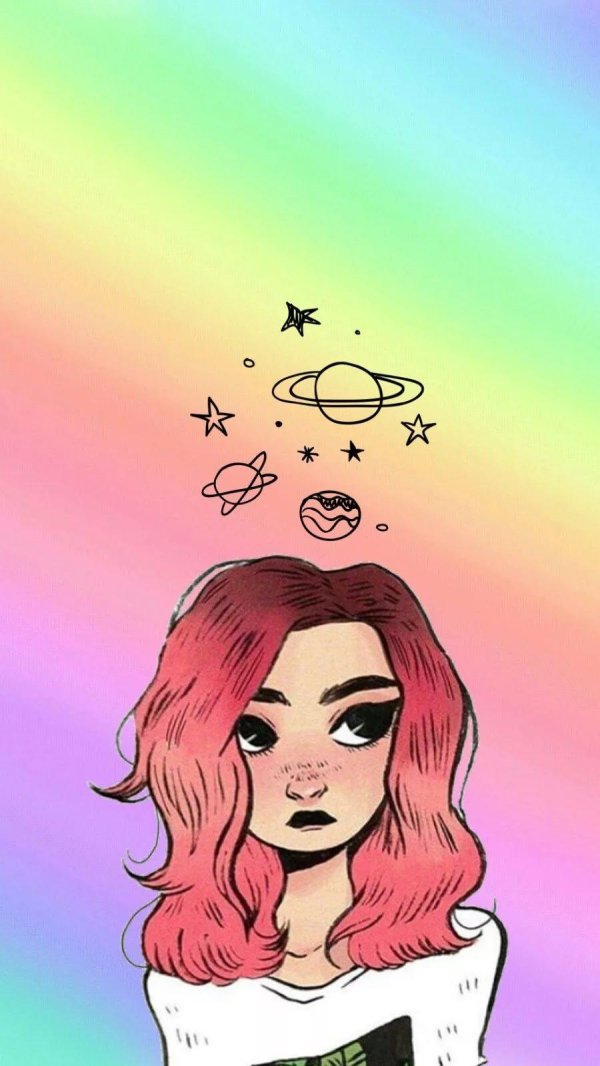 девушки рисунки