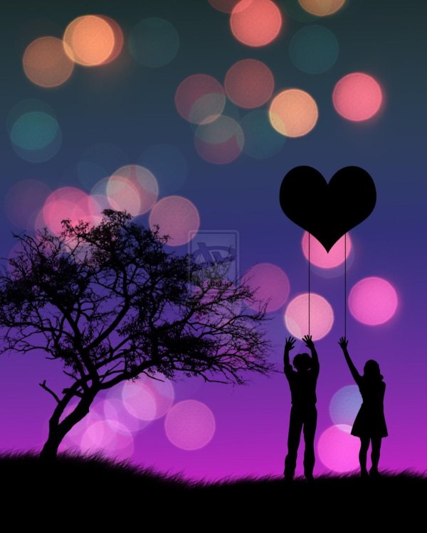 романтические рисунки