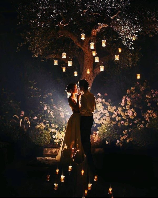 свадебная фотосессия вечером