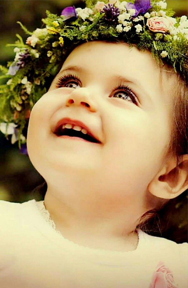 дети с цветами