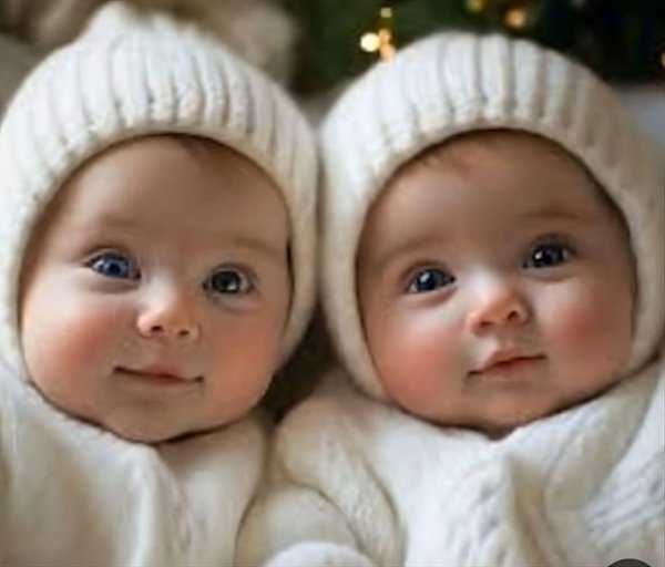 новорожденные двойняшки