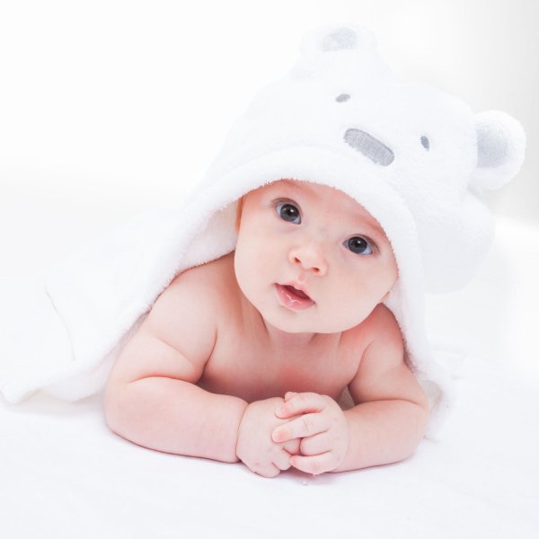 детское полотенца с капюшоном