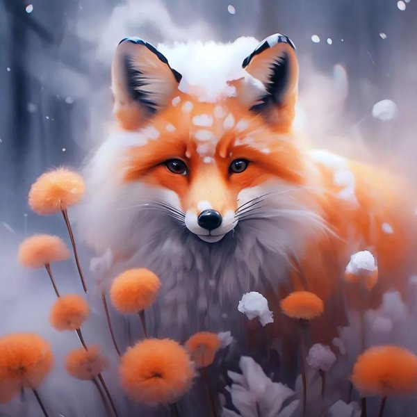 красивые рисунки лисы