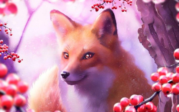 красивые рисунки лисы