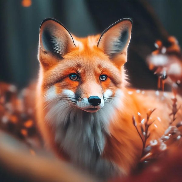 красивая лисичка