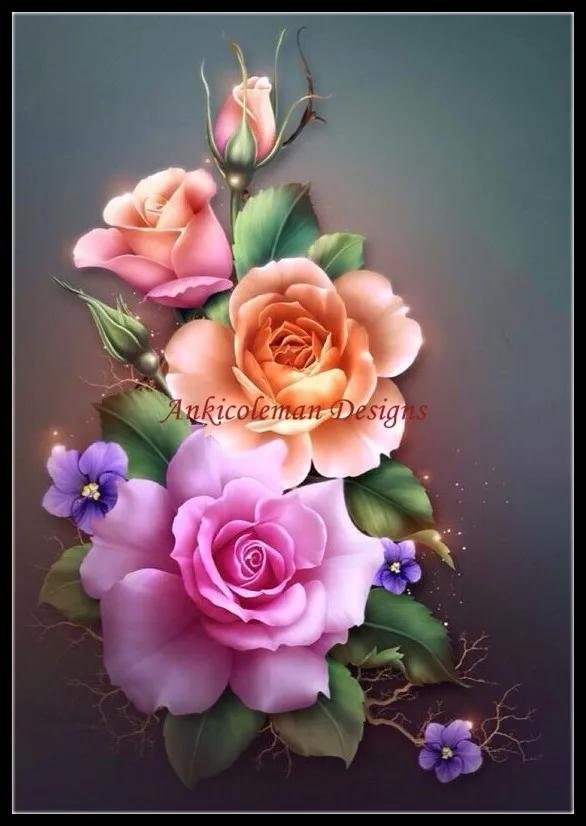 цветочные картины