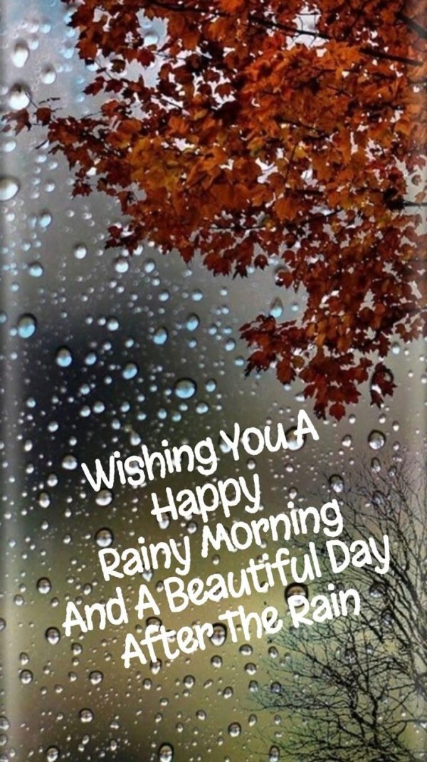 good rainy morning