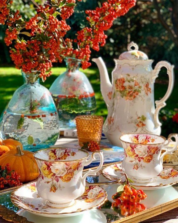 красивый сервиз