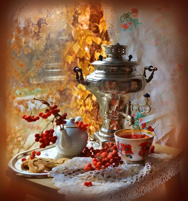 доброе утро с самоваром