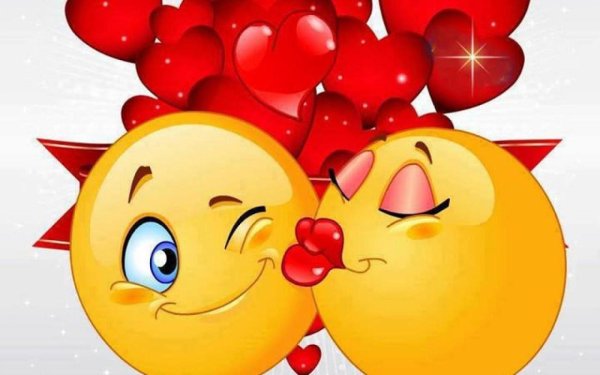смайлы влюбленных