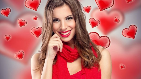 влюбленная девушка