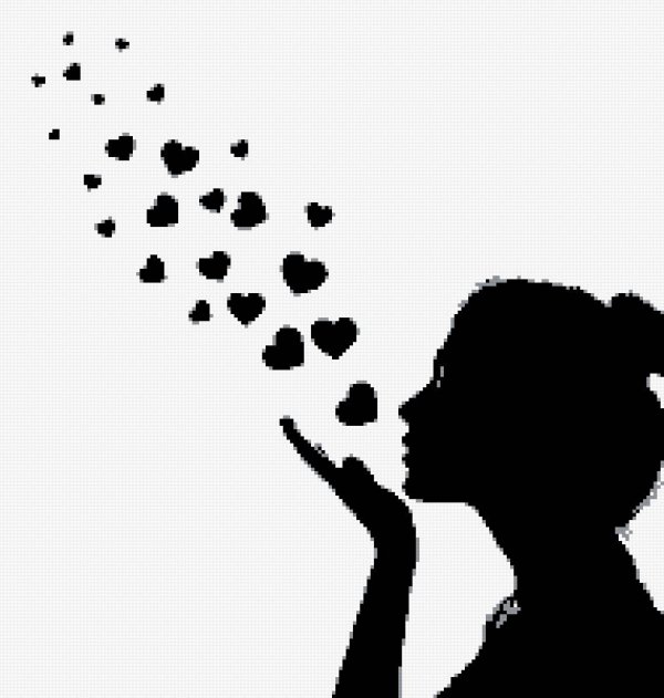 силуэт девушек