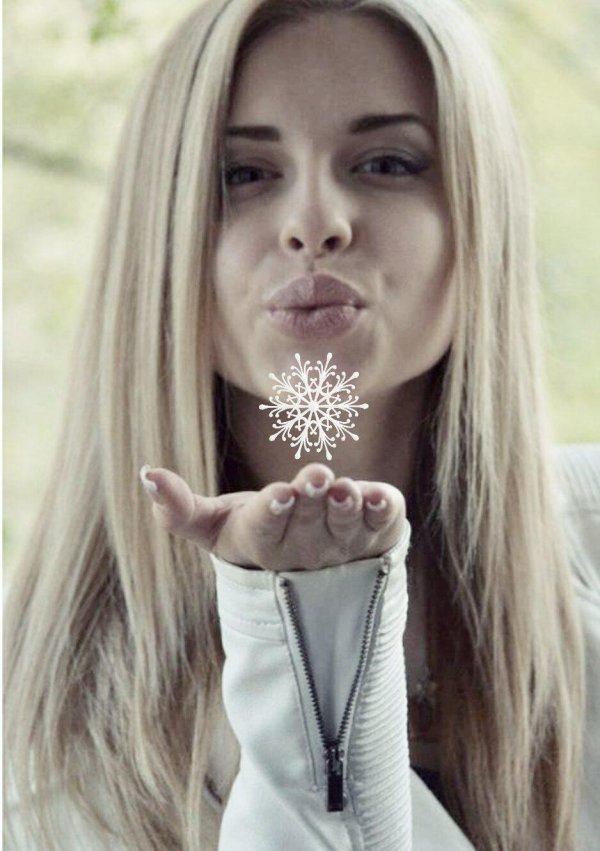 блондинка девушка