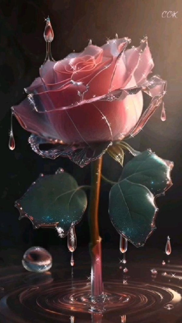 хрустальные цветы